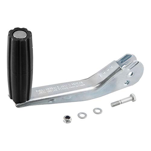 CURT 28921 Replacement A-Frame Jack Handle for #28200, #28202, #28203 or #28250, SILVER BLACK