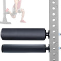 Single Leg Squat Roller/Nordic Hamstring Curl for Squat Rack Power Rack Attachments, Bulgarian Split Squat for Workout Esquipment Home Gym Accessories - size: Foam diameter 3" / 75mm , 0.7" / 18mm aperture