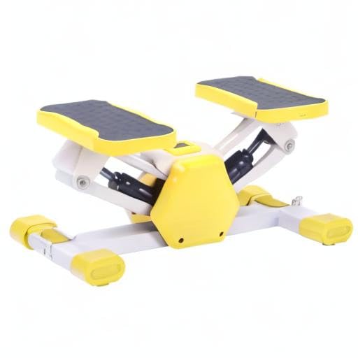 Mini Steppers for Exercise at Home, Stair Steppers Machine with Resistance Bands and Super Quiet Design, Portable Home Exercise Equipment with LCD Monitor, 300LBS Loading Capacity