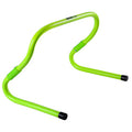 HolaHatha Agility Hurdle, Indoor Outdoor Sports Training Equipment for Track, Basketball, Football & Soccer - Height Adjustable, Bright Green