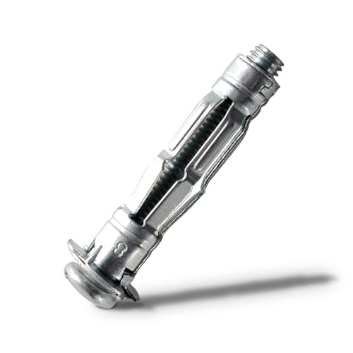 30 pcs Molly Bolts, Metal Drywall Anchors, Heavy Duty Zinc Plated Steel Molly Bolt (M8-52) - color: M8-52