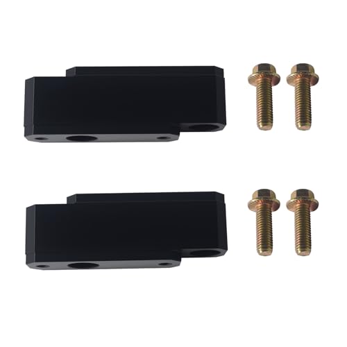 Front Sway Bar Relocation/Drop Bracket Kit for 11-23 Ford F250/F350 Super Duty 4X4 Front Sway Bar Relocation Kit Super Lowers The Front sway bar 2" and Moves 1.25" Forward（2-Piece Set）