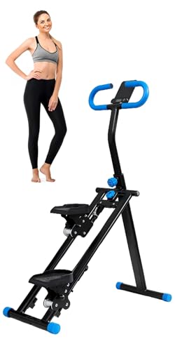 Stair Stepper for Home,Vertical Climber Workout Machine,Stair Stepper with Handlebar for Full-Body Exercise Stair Stepper with Stable Frame Adjustable Handlebar - color: Blue