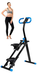 Stair Stepper for Home,Vertical Climber Workout Machine,Stair Stepper with Handlebar for Full-Body Exercise Stair Stepper with Stable Frame Adjustable Handlebar - color: Blue