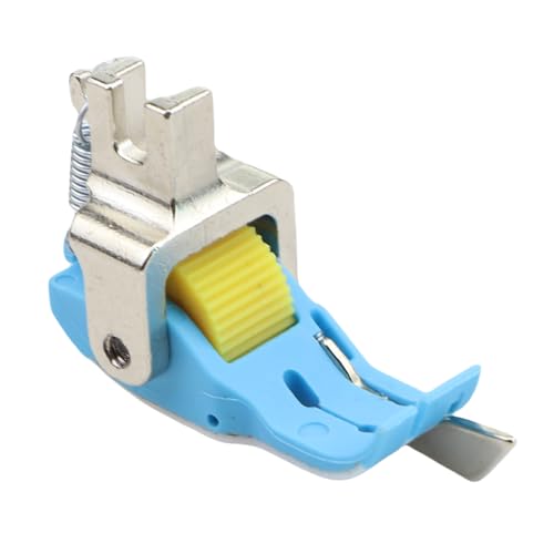SP-18 Heavy-Duty Plastic Flange Roller Presser Foot for Industrial Single-Needle Sewing Machines - Compatible with Juki 8700/Brother 8100 Series (Precision Edge Guide & Anti-Skip Stitch) (SP-18R 3/16) - size: SP-18R 3/16
