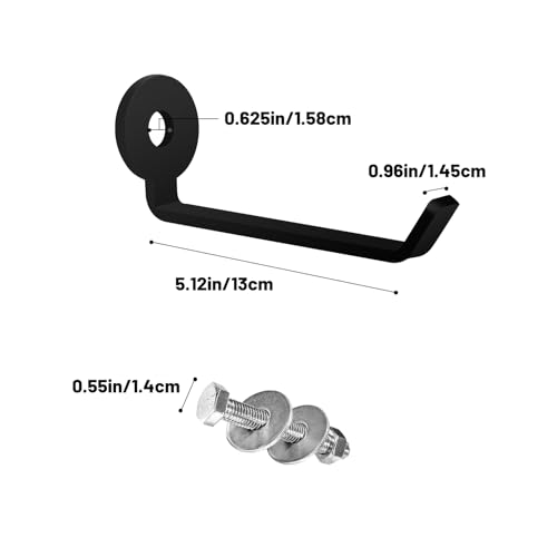 Squat Rack Barbell Holder, 4pcs Hook Attachments - Power Rack Storage Accessories, Resistance Band Holder