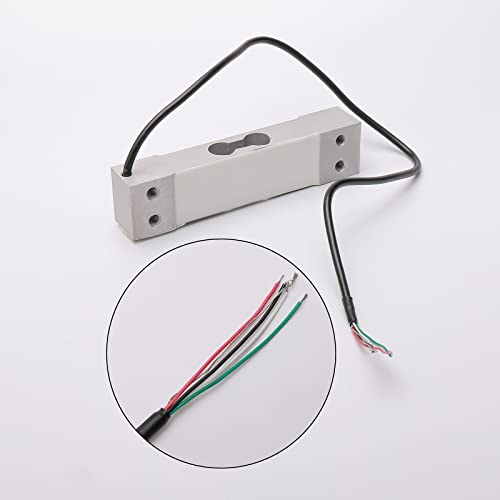 50kg Load Cell Sensor for Platform Scale Electronic Balance | C2 Accuracy, 2.0±0.15 mV/V Output, 402±6Ω Input, Durable Strain Gauge for Industrial Weighing Systems