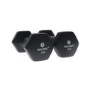 Body Sport Neoprene Dumbbell Pair - Strength Training Equipment for Exercises - Home Gym Accessories - Weight Training - style: 5 Pounds