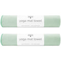 S&T INC. Aura Yoga Mat Towel, Quick Dry Towel, Soft and Absorbent for Gym, Pilates, and Hot Yoga Mat, 2 Pack, 26.5 inches x 72 inches, Microfiber, Sage Green - color: Sage Green (2 Pack)