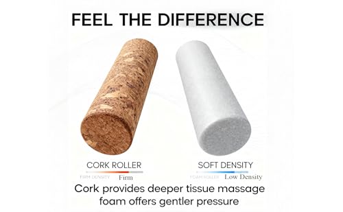 Cork Roller -Large,Foam Rollers Substitute for Muscle Restoration, Massage Therapy, Forcefully Relax Muscles,Sport Recovery and Physical Therapy -24in - size: 23.6 in x 4 in Cylindrical
