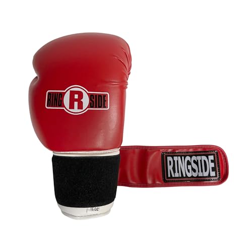 Ringside Pro Style Boxing Training Kickboxing Muay Thai Sparring Gloves - color: White, size: Small-Medium
