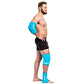 FreezeSleeve Ice & Heat Therapy Sleeve- Reusable, Flexible Gel Hot/Cold Pack, 360 Coverage for Knee, Elbow, Ankle, Wrist- Turquoise, 2X-Large - color: Turquoise, size: 2X-Large (Pack of 1)