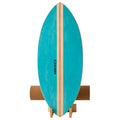 XCMAN Surf Balance Board Trainer with Roller Wooden Exercise Balancing Stability Trainer - Non Slip Surface for Adults Kids|Balance Board for Surfing,Snowboarding,Skateboarding,Hockey,Yoga Training - color: Leaf Green