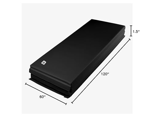 We Sell Mats 5 x 10 Foot Gymnastics Tumbling Mat - color: Black