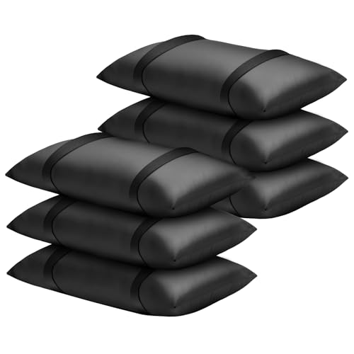 6 Packs Umbrella Base Weights Sandbags, Outdoor Sand Bags for Weight, Weatherproof Heavy Duty Weight Sandbag for Garden Furniture Umbrella Stand Cantilevers Poolside Accessories - size: 6 Pack