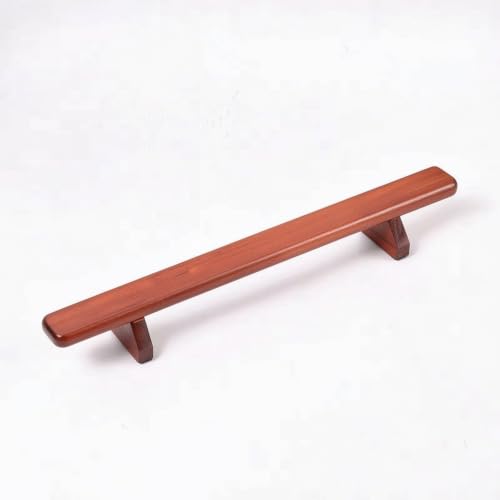 Upper Upper Body Stands Wooden Parallettes for Fitness Studio - color: Red Walnut