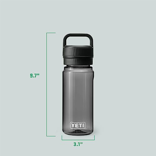 YETI Yonder Water Bottle with Yonder Chug Cap, Lightweight, Leakproof and BPA-Free - color: Charcoal, style: 20oz