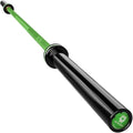 7ft Olympic Barbell 28mm 45lb – 500/700/1000LB Bar for Home Gym | Ceramic coated steel. Smooth spinning sleeves. Fits 2" plates. For snatch, clean and jerk, squats, deadlifts, bench press. - color: Green-1000LBS