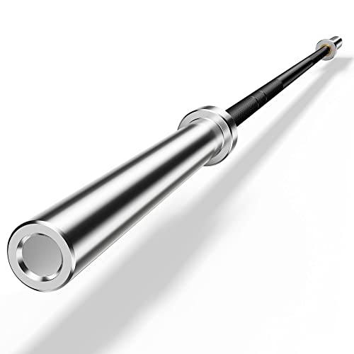 Curl Bar Olympic Barbell EZ Bar 330LB/700LB/1000LB/1500LB for Biceps Curl, Squat, Weightlifting - style: 700LB-Black2.0