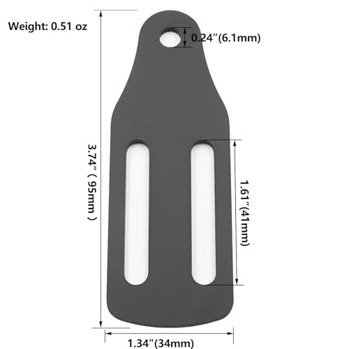Tactical Leg Strap Drop Swivel Attachment for Holsters, Thigh Strap Belt for Leg Holster, with Quick-Release Buckle. - color: Drop Swivel Adapter-Black