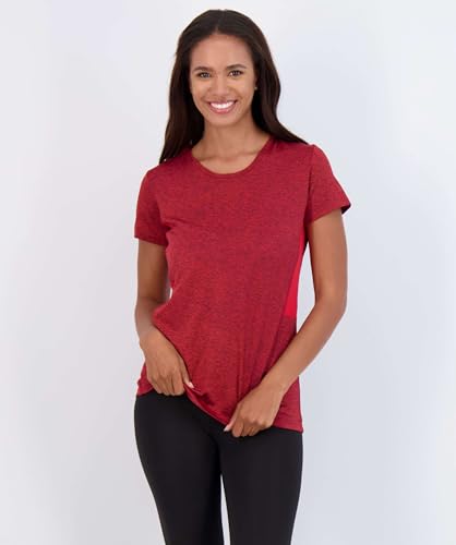 5 Pack Women's Dry Fit Short Sleeve Athletic Gym Workout Running Tops | Available in Plus Size, Exercise, Sports, Fitness, Quick Dry, Cooling, Moisture Wicking, Loose Basic Tees, Yoga, Pilates - color: Set 3, size: Small