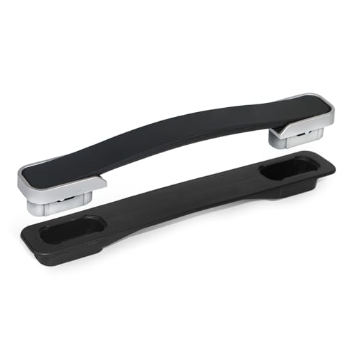 Luggage Replacement Handle, Suitcase Spare Grip, Travel Bag Repair Part | Ergonomic grip design, sturdy construction, comfortable hand feel, suitable for luggage repair and travel bag replacement - style: RB-024 Silver-White