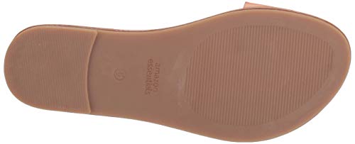 Amazon Essentials Women's Two Strap Buckle Sandal with Adjustable Ankle Strap - color: Natural, size: 7.5