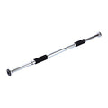 HURRISE Adjustable Doorway Pull Up Bar, Silver, Alloy Steel, 220lbs Capacity, Comfort Grip, Easy Install, Home Gym Exercise