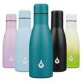 BJPKPK Insulated Water Bottle 12oz Small Stainless Steel Water Bottles Reusable Metal Thermal Keep Cold and Hot,Laguna - color: Laguna, size: 12 Ounces
