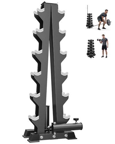 HANDBODE A-Frame Dumbbell Rack | Heavy Duty Weight Stand for Dumbbells, Space-Saving Metal Storage Organizer, Sturdy Dumbbell Holder for Home Gym