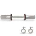 Sunny Health & Fitness Olympic Dumbbell Bars w/ 2 Ring Collars, 16-20 Inch - size: 1. 16 inch