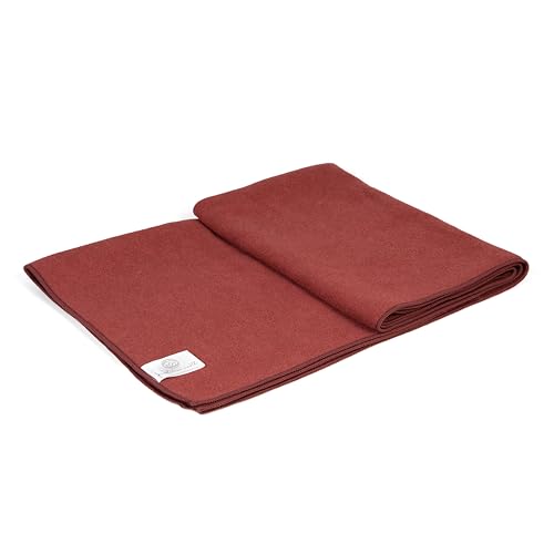 Yoga Mat Towel - Double Sided Microfiber Yoga Towel - Sweat Absorbent Non Slip Hot Yoga Towel - Lightweight, Quick Drying Pilates Towel - 73" x 26", Sedona - color: Sedona