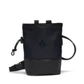 BLACK DIAMOND Mojo Zip Rock Climbing Chalk Bag, Adjustable Belt, Zip Pocket - color: Carbon, size: Medium-Large
