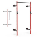 Synergee 2200 Folding Rack – 750 lb Capacity Power Cage - color: d) Red 95" x 21"