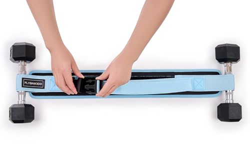 Hip Thrust Belt for Dumbbells,Booty Belt for Hip Thrust Slip-Resistant Padding - color: Ice Blue