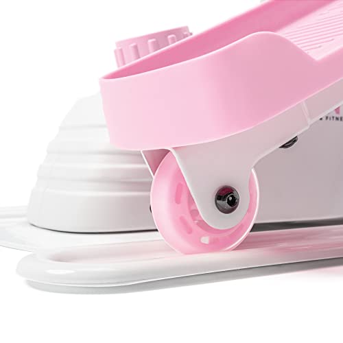 Sunny Health & Fitness Under Desk Pedal Elliptical Machine Leg Exerciser - color: Pink