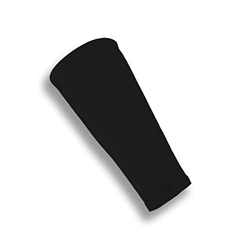 DROP SHOT Tennis Forearm Compression Sleeves + No Logos + U.S. Made - (single tennis forearm sleeve) - size: Medium-Large