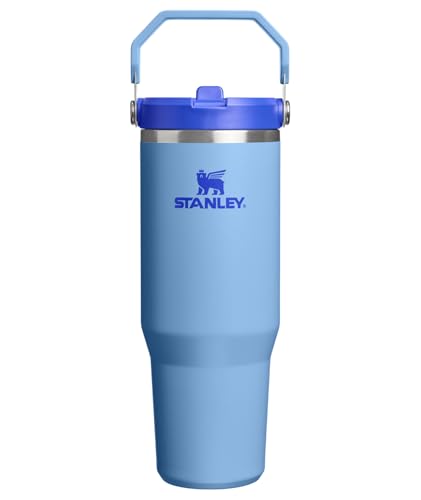 STANLEY IceFlow 2.0 Flip Straw Tumbler with Handle 30 oz | Twist On Lid and Flip Up Straw | Leakproof Water Bottle | Insulated Stainless Steel | BPA-Free | Blue Sky - color: Blue Sky, size: 30 Ounces