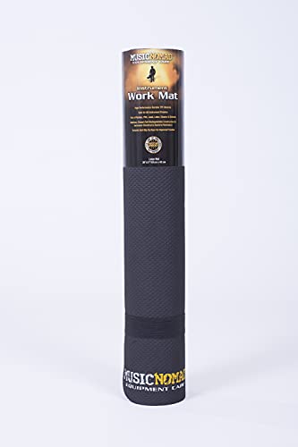 MusicNomad Premium Guitar Work Mat Pad for Repair, String Changing, Setup, Workstation, Bench, 17” x 36” (MN208)