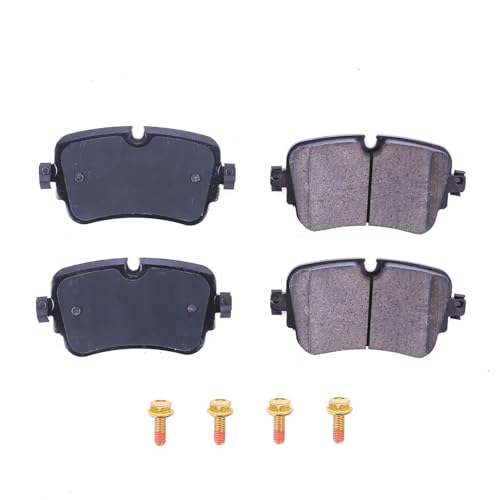 PowerStop Rear Brake Pads for Audi A8 Quattro 2019-20 |e-tron Quattro 2019-20 |e-tron Sportback 2020 |Q7 2017-20 |Q8 2019-20 |Audi S6 2020 - Z17 Ceramic Brake Pads with Installation Hardware, 17-1895 - style: 17-1895