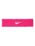 Nike Unisex Adult Swoosh Classic Headband - color: Vivid pink/white