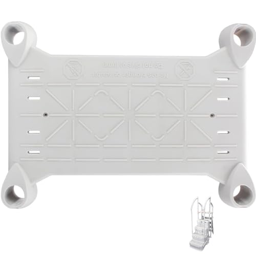 IWIWE Platform Replacement for Above Ground BiltMor Swimming Pool Step (Gery)