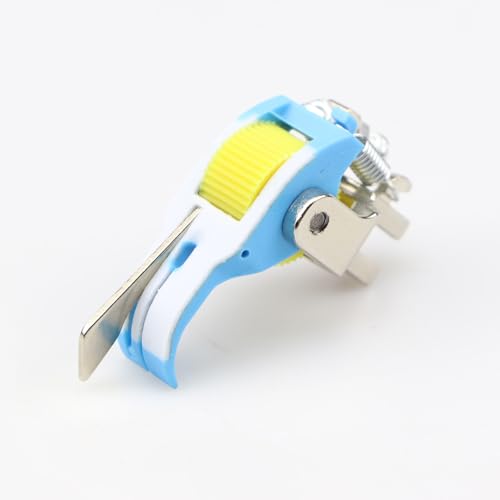 SP-18 Heavy-Duty Plastic Flange Roller Presser Foot for Industrial Single-Needle Sewing Machines - Compatible with Juki 8700/Brother 8100 Series (Precision Edge Guide & Anti-Skip Stitch) (SP-18R 1/16) - size: SP-18R 1/16