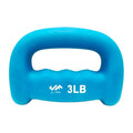 JFIT Neoprene D Grip Dumbbells - Single Weights 1LB-5LB - Premium Non-Slip, Hand Weights, Ergonomic Design - style: 3 Pound