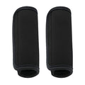 2 Pack Luggage Handle Wraps for Suitcase, Bright Color Comfort Soft Handle Covers (Black) - color: Black