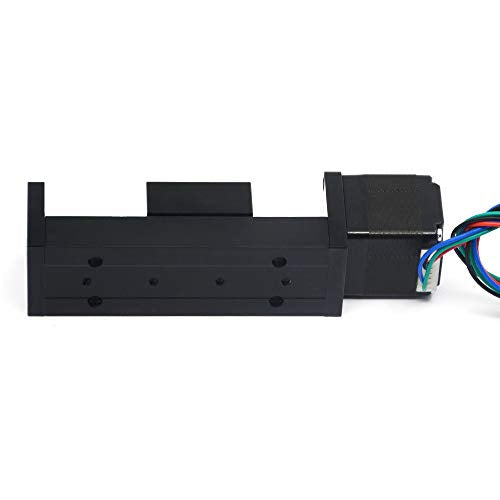 1PCS Mini Linear Rail Guide Slide Actuator T6x1 Lead Screw with NEMA11 Stepper Motor,50mm Effective Stroke Length for DIY CNC Router Parts X Y Z Linear (Size:50mm) - size: 50mm