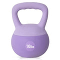 sogesfurniture Soft Kettlebells,Safe Strength Training Kettlebells,Iron Sand Filled Weights Strength Training Kettlebells,Fitness Soft Kettlebells for Women Men Children - color: 10LBS-Purple