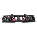 Amazon Basics Push Up Board, Black, 24-in-1 Multi-Position Training System for Upper Body Strength & Muscle Building, Portable Home Gym Equipment