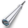 Olympic Barbell 7FT 45LB, 1500LB Capacity Weight Bar for Home Gym, 2-Inch Olympic Barbell for Weightlifting, Powerlifting, Squat, Deadlift and Bench Press - color: Silver&Black-Classic