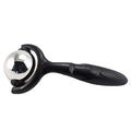 Roller Massage Ball - Ergonomic Handle Cold Warm Compression Temperature Keeper Stainless Steel Muscle Pain Relief Body Neck Shoulder Back Leg Calf Therapy Ice Heat Hot-Roller Stick